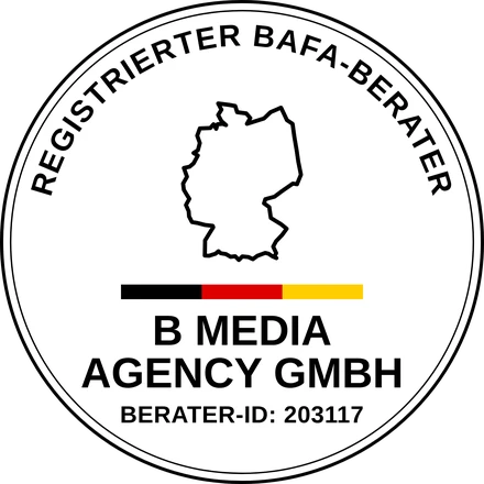 Registrierter BAFA-Berater, B Media Agency GmbH